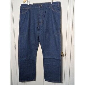 NWT Dickies Work Jeans Mens 42x32 Blue Denim Regular Fit 5 Pocket Straight Leg